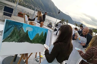 paiting-attivita-di-team-lago-di-como paiting attivita di team lago di como